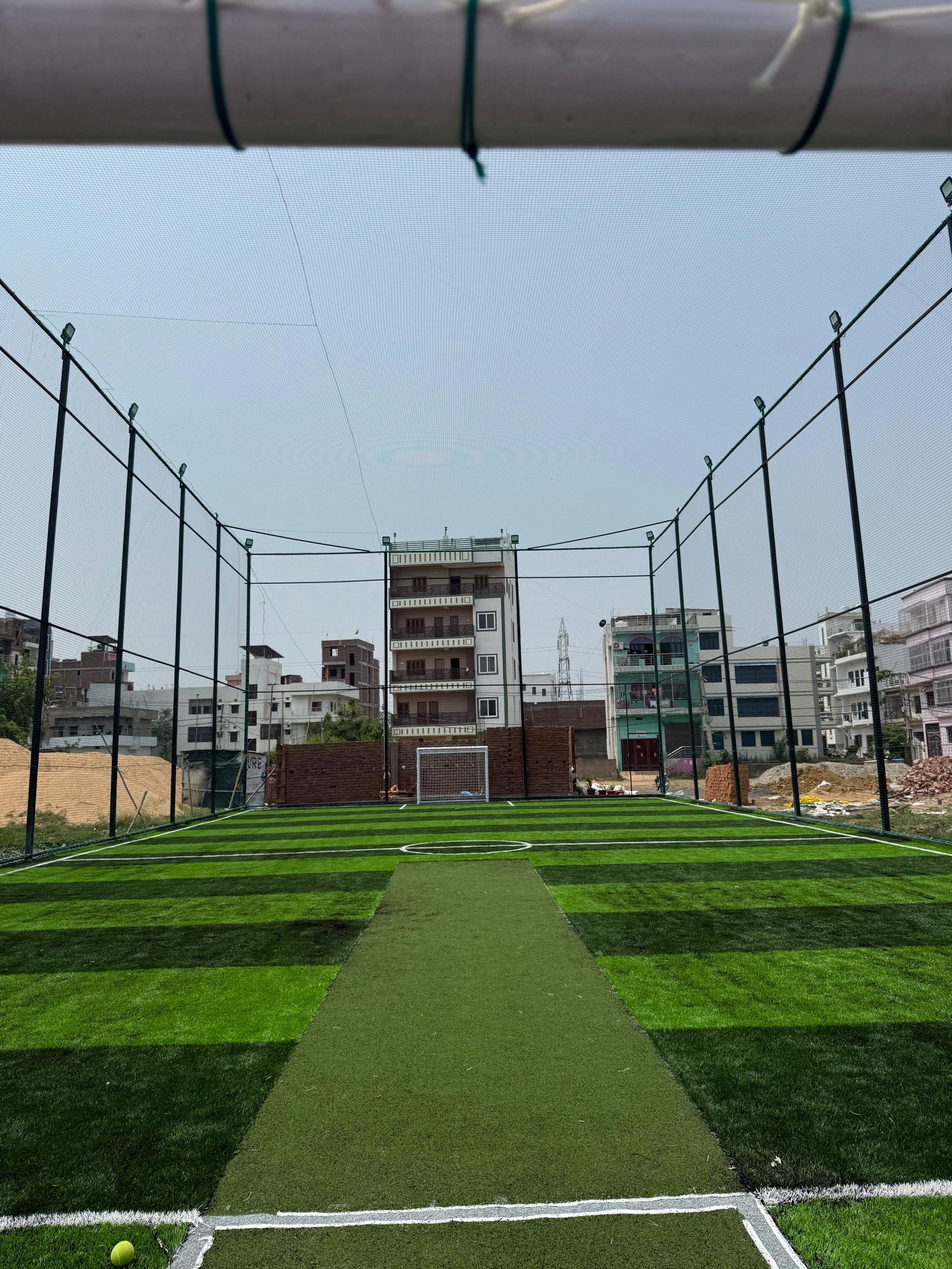 Daytime view of the pitch at The Turf X